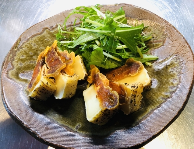 「新潟県産干し柿添え！自家製！カマンベールチーズの白味噌漬け！」