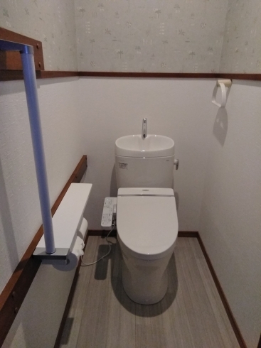 リフォーム後「【施工事例】トイレ改修工事⑩（新発田市　K様邸）」