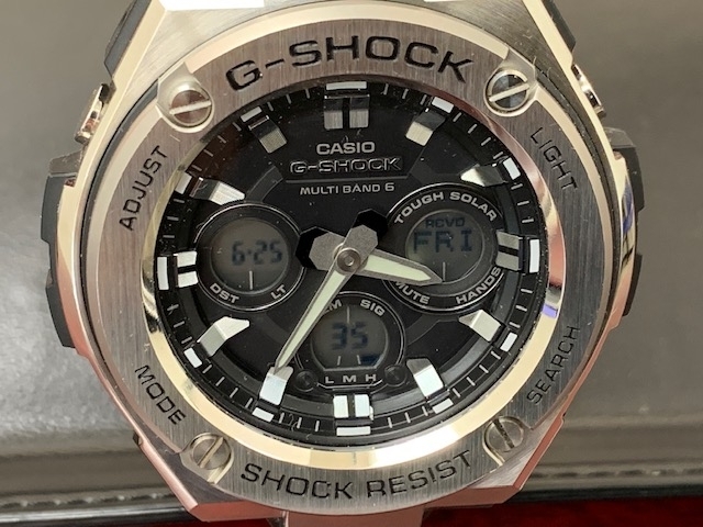 カシオ　Gショック　高額査定となりました「カシオ　CASIO　G-SHOCK　クオーツ腕時計　高価買取りさせて頂きました。　腕時計「お売り下さい」　　中が見える安心の当店「買取りと査定」は「チケット大黒屋」金町北口店」