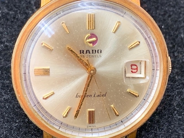 ラドー　ゴールデンラベル　高価買取しました「ラドー　RADO　ゴールデンラベル　自動巻き腕時計　高価買取りさせて頂きました。　腕時計「お売り下さい」　　中が見える安心の当店「買取りと査定」は「チケット大黒屋」金町北口店」