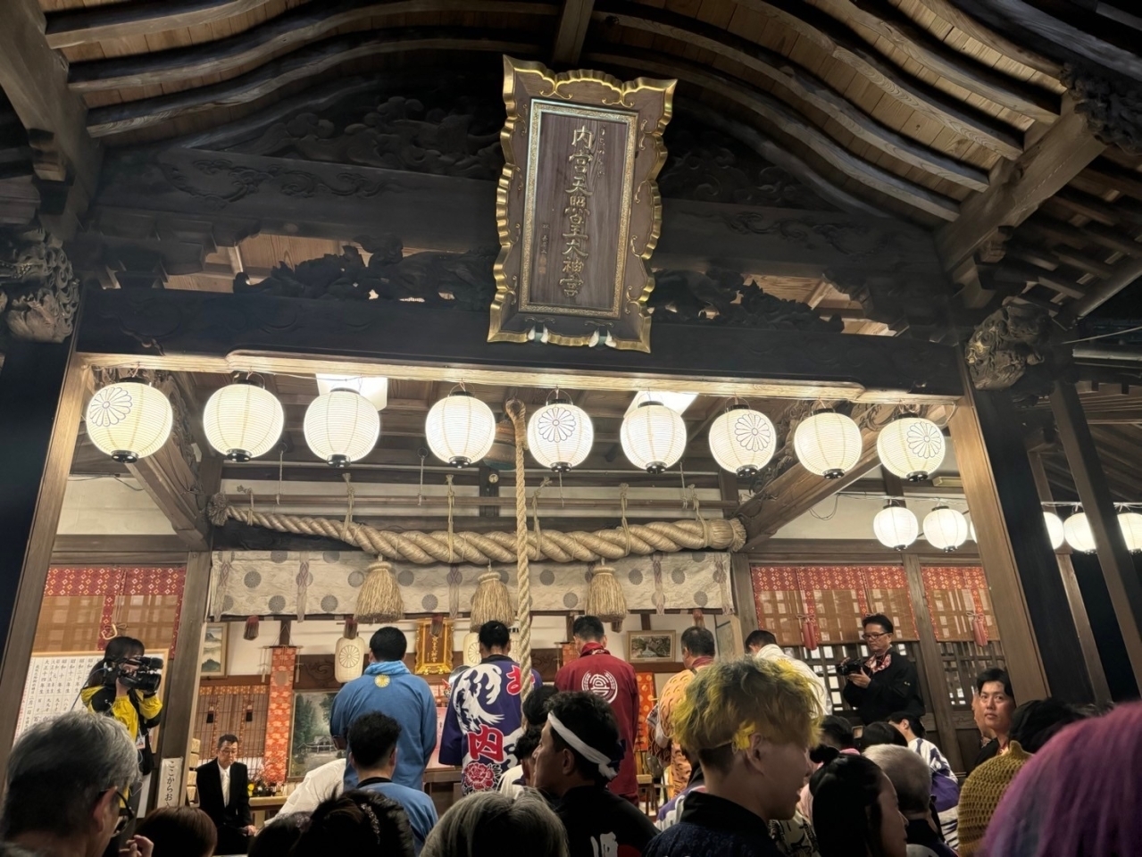 2024年10月16日撮影|祭事の様子(内宮神社かきあげ)