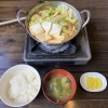 【雫石町】さくら亭/特上豚ホルモン鍋定食(税込990円)