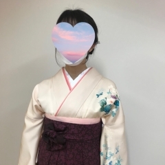 袴と着物レンタルセット　➕　着付け無料サービス