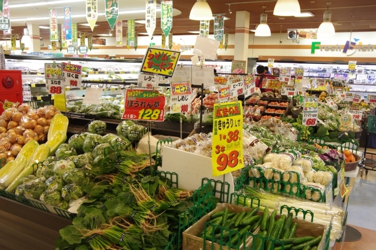 「斉藤青物店」当店の野菜は、栄養いっぱい元気いっぱい！新鮮ですよ！