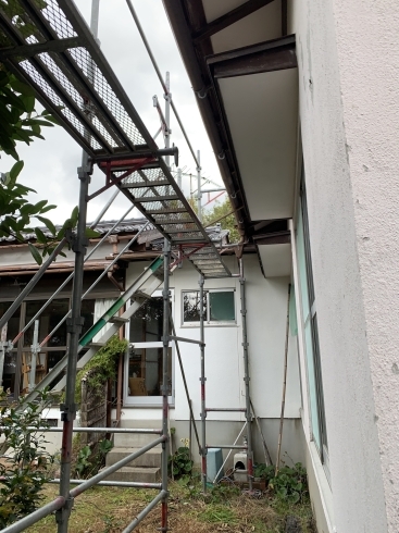 松江｜外壁塗装工事。「松江市｜外壁塗装塗替えリフォーム始まりました。」