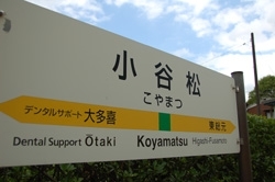 小谷松駅<br>待合室周辺には紫陽花があり、毎年6月上旬ごろから見ごろを迎えます。