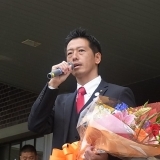 中原恵人新市長の登庁式が執り行われました。