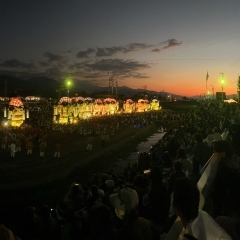 【2023年】10月17日（火）飯積神社祭礼 夕方が見所。