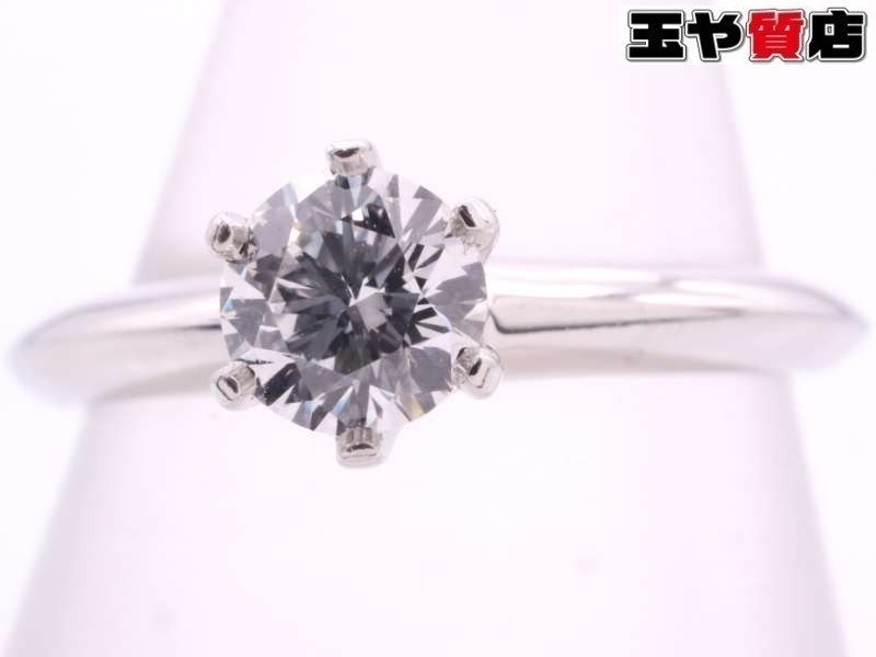 ティファニー ダイヤ0.22ct ソリティア プラチナ 指輪 6号 販売中！ 玉