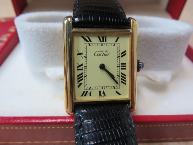 カルティエ／マストタンク・手巻き腕時計「Cartier・カルティエ／マストタンク　　　　　　お買取させて頂きました。Cartier・カルティエの時計・財布・バッグなどの高価買取は佐世保市の　　買取専門店大吉　佐世保店へお任せ下さい！」