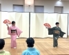 大衆演劇日本舞踊舞台衣装正絹女着流し（大衆演劇 日本舞踊 舞台
