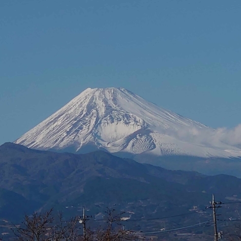 元旦の富士山「2024年　あけましておめでとうございます」