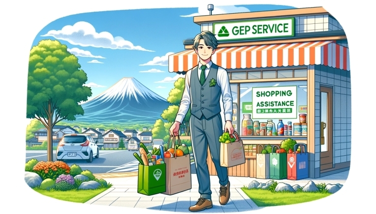 「御殿場、裾野、沼津、三島での買い物代行サービス：グリーンサービスの便利で安心なショッピングサービス」