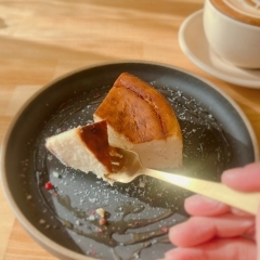 ベイクドチーズケーキ　静岡市　くまカフェ　アフタヌーンティー