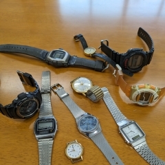 動かない腕時計数本を買取いたしました！