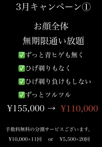 「3月キャンペーン①」