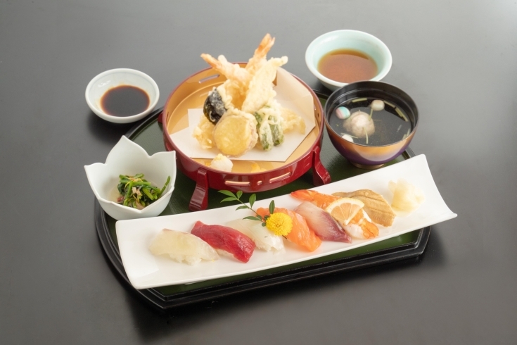 寿司天ぷら膳「おすすめメニュー「寿司天ぷら膳」」