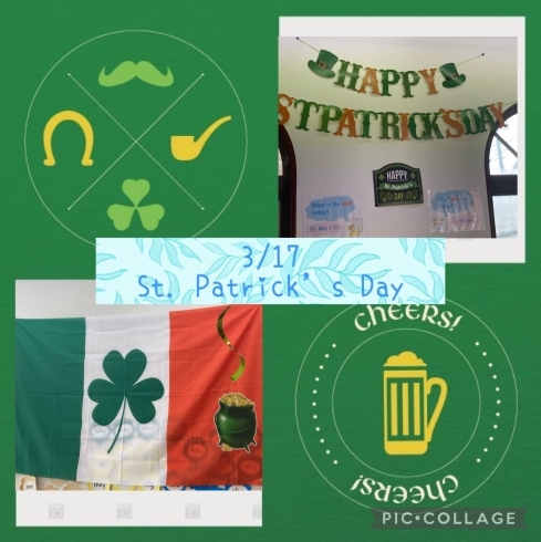 「3/17 St. Patrick’s Day 一之江　英語教室」
