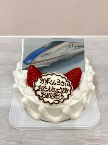 「オリジナルデコレーションケーキ　北陸新幹線【かがやき】」