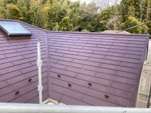住宅の屋根の塗装をしました！