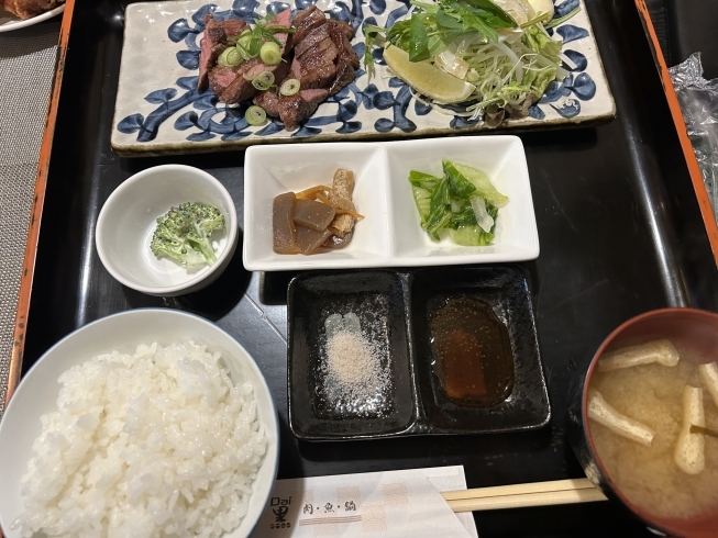 牛太タン「Dai黒さんでランチ食べました😆」