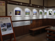JR羽前椿駅待合室で「写真展」開催中です！