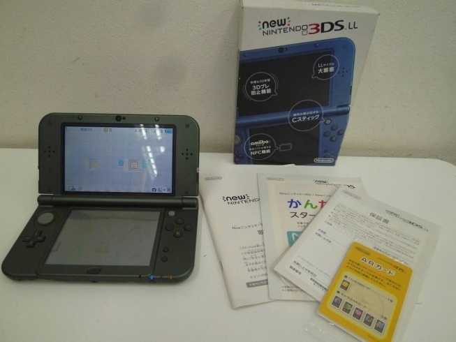 任天堂の3DS LLをお売り頂きました「買取専門 金のクマ 沼津店　任天堂 3DS LLをお買い取り」