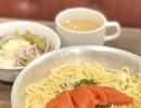 贅沢すぎ✨まるまる1本乗った明太子のパスタ