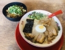 『豚骨ラーメン』と『豚塩丼』でスタミナ満点