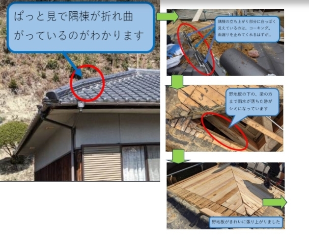 「【四国中央市 J様邸】何度か修理したけど雨漏りがなかなか止まらない屋根の修理をしました！」