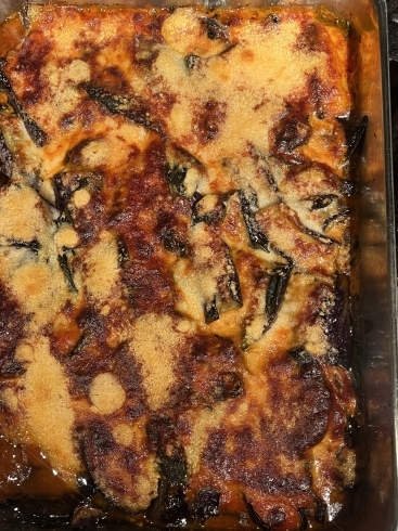 茄子パルミジャーノ「茄子パルミジャーノチーズ　オーブン焼き」