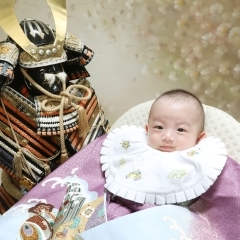 COCOユニオンで　赤ちゃん　お宮参り 写真　衣装付き スタジオパック　