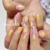 🌟ビタミンカラーのチェックネイル🌟 | Nail&RAS『 i . . . 』の