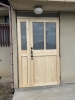 明るい木製玄関ドアで住まいの表情を一新しました | 株式会社