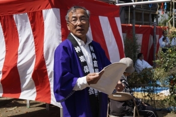 高屋神社神楽保存会　後藤　正昭さん