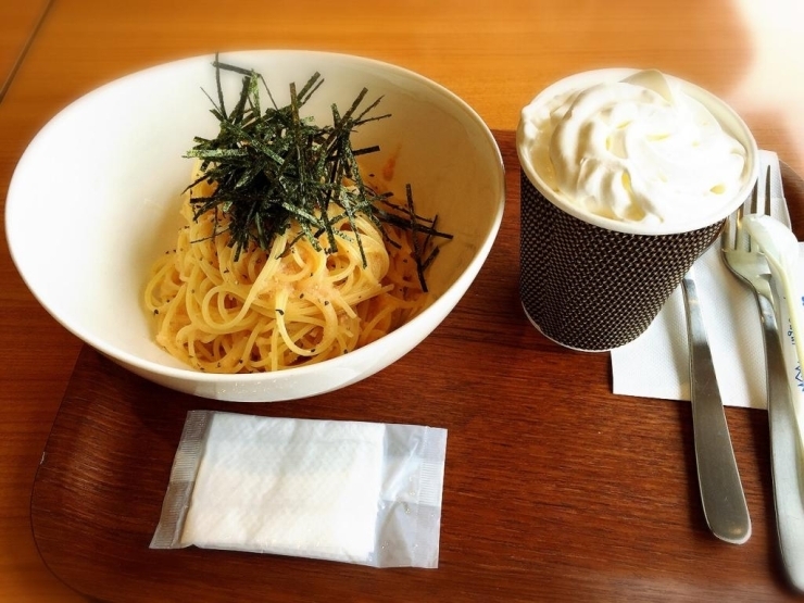 めんたいマヨパスタ　ドリンクセット　880円～