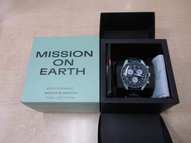 MISSION ON EARTH「スウォッチ×オメガ　MISSION ON EARTH　　お買取させて頂きました。　　　　　　　　　　　ブランド時計～カジュアル時計まで時計のお買取は買取専門店大吉　佐世保店へお任せ下さい！」