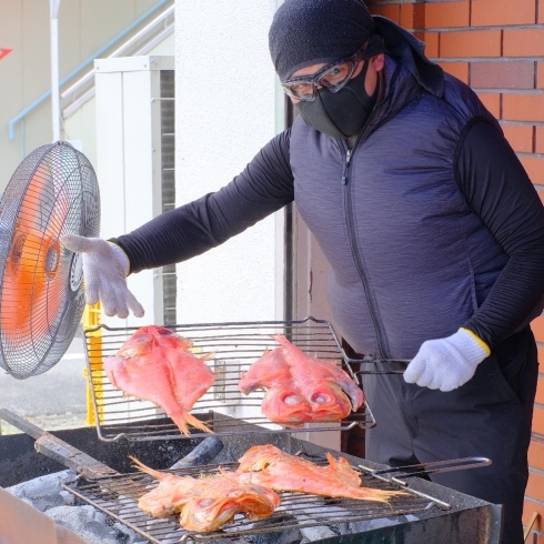 「本日は焼き魚祭り!!」