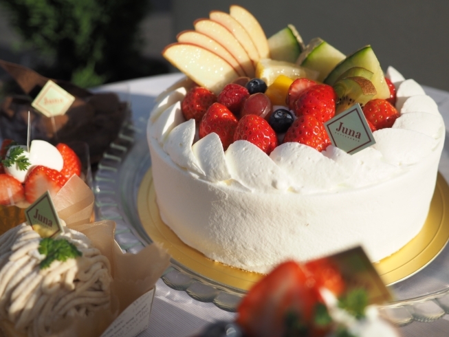 「バースデーケーキ♡当日もご用意出来ます！！お誕生日ケーキ　岡山市北区Patisserie Juna(パティスリージュナ)」