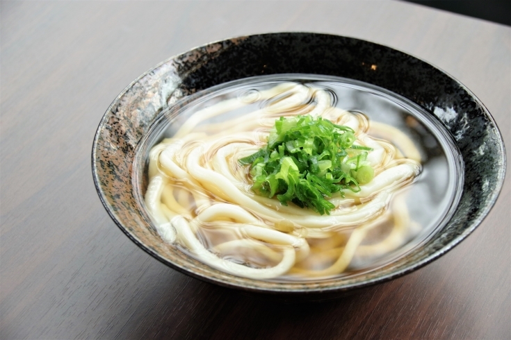 「かけうどん♪　岡山市東区神崎町にあるうどん葉月、うどんランチ」