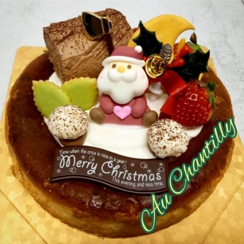 クリスマスケーキのベイクドチーズ★「クリスマスケーキのご紹介☆ベイクドチーズケーキ♡」