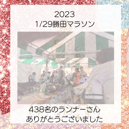 「勝田マラソン　2023 1/29」