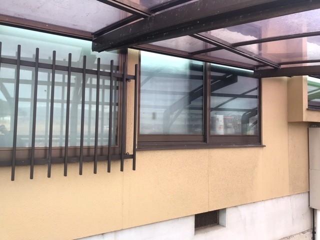 窓の柵取付工事～before～「☆窓に柵を取り付けました☆」