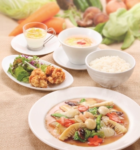 八宝菜セット「美味しい具材がゴロゴロの八宝菜はセットがおすすめ！　【高松で中華料理を食べるなら上海常へ！】」