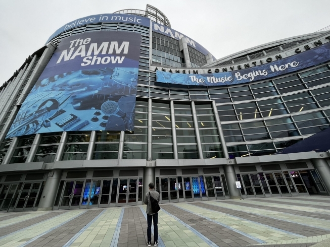 NAMM Show会場「世界最大規模の楽器ショー「NAMM Show 2023」へ！」