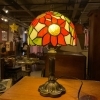 花柄ステンドグラスデスクランプのご紹介❁【千葉、鎌ケ谷大仏から徒歩