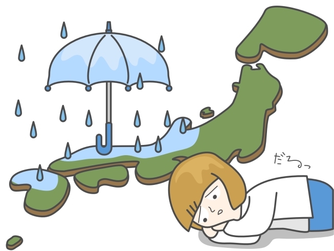 梅雨時期の体調不良「梅雨時期の不調」