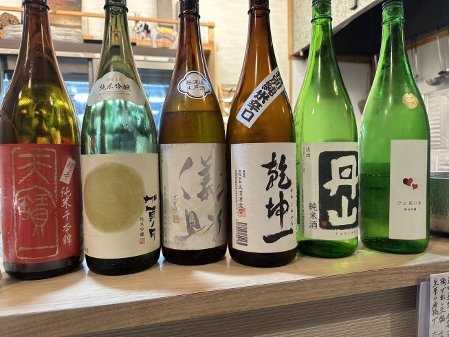 「日本酒を堪能してください・・・★　【季節・旬を感じるお料理】」