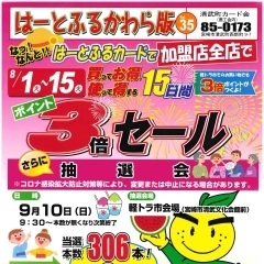 はーとふるカード　お得なポイント3倍セール！！