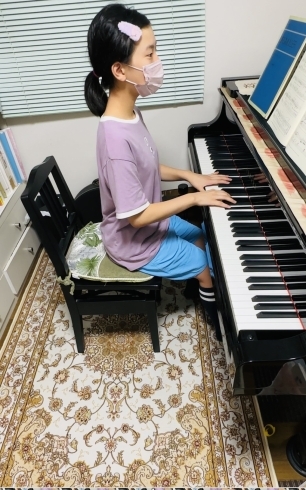 「受験生でもピアノを楽しんでいます【豊明市のピアノ、オカリナ、カリンバ教室】」